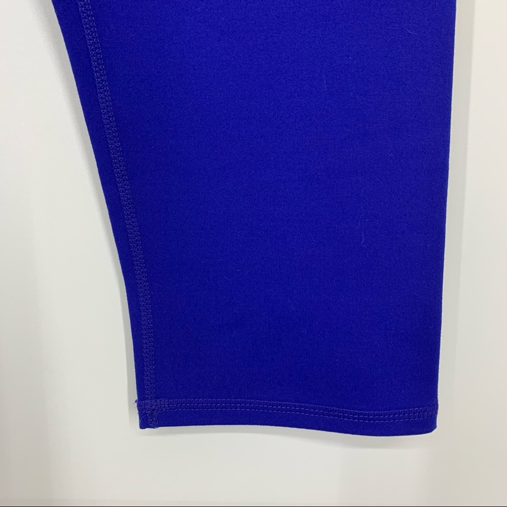 Fabletics Solid Cobalt Blue Capri Cropped Athleti… - image 5